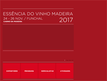 Tablet Screenshot of essenciadovinhomadeira.com